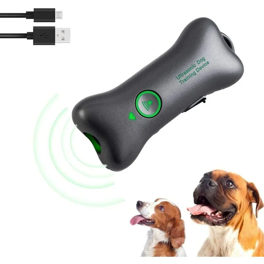 Aougo - Anti Bark Device for Dogs Ultrasonic Anti Bark Device for Dogs, Dog Training Tool Rechargeable Portable Anti Bark Device Safe and Humane