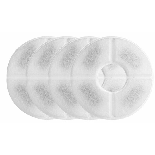4pcs Pets Cat Water Fountain Filters Replacement Filters for Flower Fountain Cat Water Fountain Water Dispenser