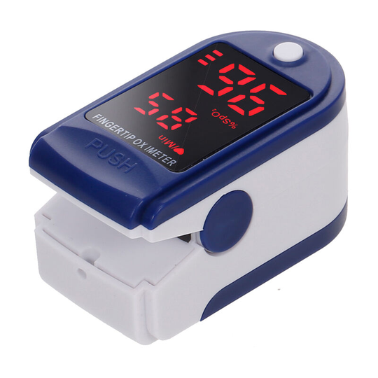 Lifcausal - Fingertip Pulse Oximeter Mini SpO2 Monitor Oxygen Saturation Monitor Pulse Rate Measuring Gauge Device 5s Rapid Reading with Lanyard