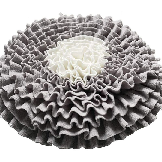 2022 Upgrade Pet Dog Snuffle Mat, Flower Shape Hand Woven Dog Sniffing Pad Training Slow 53*53CM - Muff