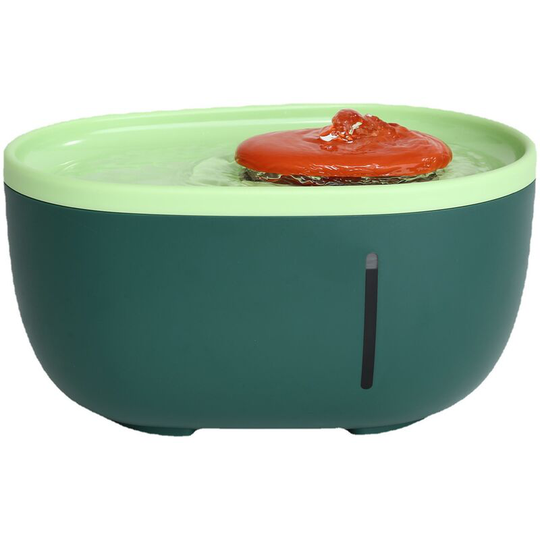 Gift - Avocado Cat Fountain Automatic Pet Fountain with Ultra-Quiet Pump-LED Indicator to Prevent Dry Burning Cat Fountain with 3 Filter Chips