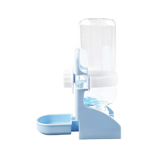 Automatic distributor Water for small animals and small hanging trough for rabbit cobaye Furet pig India, blue