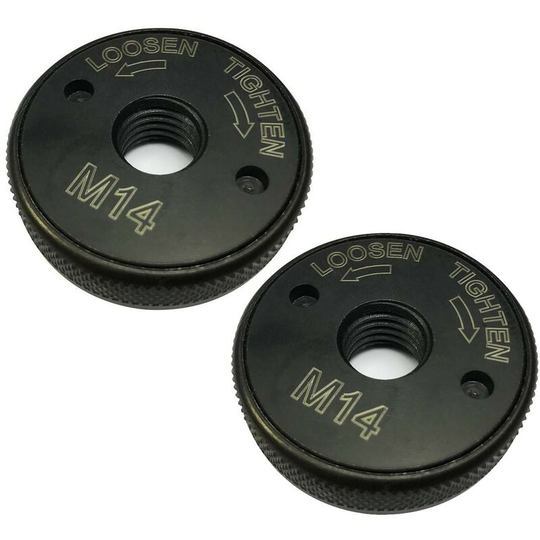 2x Heavy Duty Angle Grinder Disc Quick Change Locking Flange Nut Quick Release