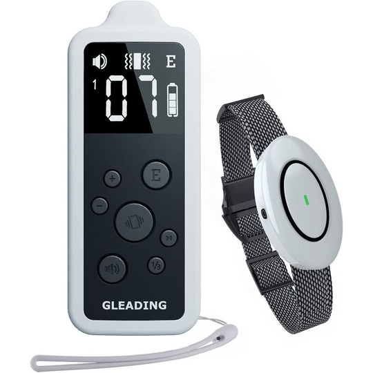 Modou - Dog Training Collar, Rechargeable Electric Collar with Manual Control, 900 Meter Range and 7 Adjustable Sound/Vibration/Shock Mode Levels,