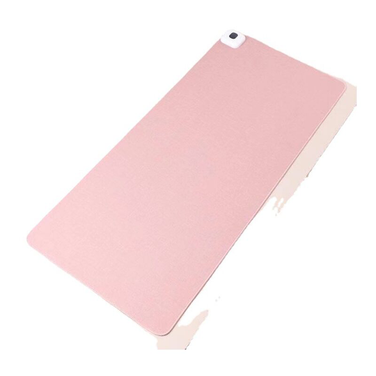 Mouse Pad with Heating Function, Underhand Desk Mat, Heated Desk Mat, Large Mouse Pad, for Winter Office/Home(60*36, Pink Digital Switch, 1 Piece)