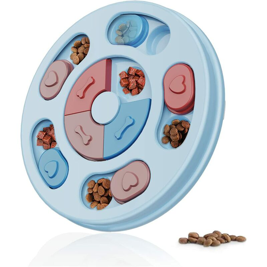 Dog Puzzle Toys Interactive Dog Toys Dog Puzzles for Smart Dogs, Durable Treat Dispenser for Training Funny Feeding, Dog Slow Feeder to Aid Pets