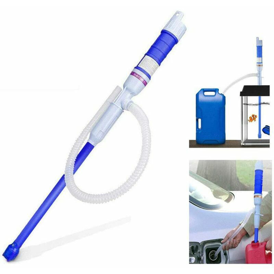 Handheld Battery Operated Water Pump Liquid Transfer Pump Portable Battery Powered Electric Syphon Fuel Pump Petrol Diesel Fluid Oil Fish Tank Pond