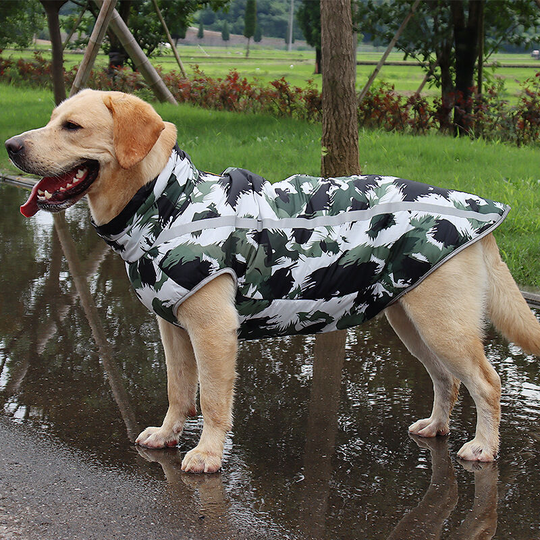 New dog clothes winter windproof pet dog clothes big dog charge clothes reflective dog clothes about 5-8kg