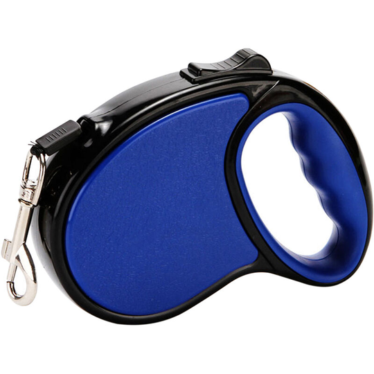 Asupermall - 9.84ft Retractable Dog Leash Tangle-Free Dog Traction Rope Anti-Slip Handle Extendable Dog Leash for Small and Medium Pets,model:Blue