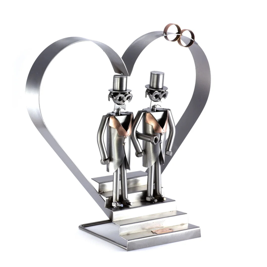 Wedding Couple Man with Heart XXL Screw Man Rathbun