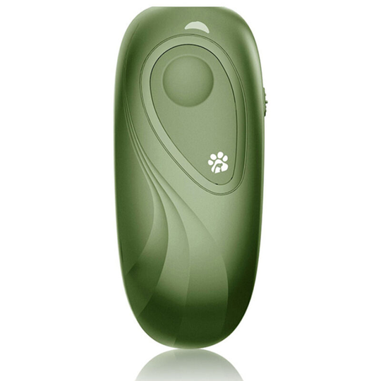 Handheld Ultrasound Dog Repellent Pet Dog Training Driving Tool green