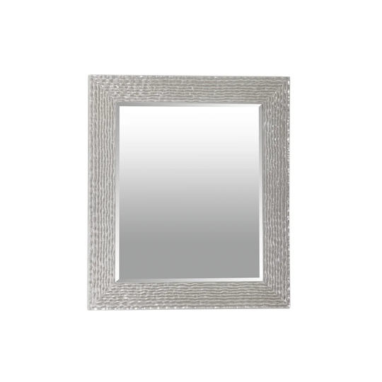 Mahanoy Framed Wall Mounted Full Length Mirror in Silver