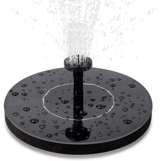 Denuotop - Solar Fountain, Solar Pond Pump with 1.5W Monocrystalline Solar Fountain Water Pump 7V Outdoor Solar Pump Fountain for Garden Pond, Bird