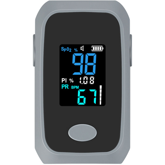 Fingertip Pulse Oximeter , Digital Blood Oxygen Saturation Monitor for Heart Rate Monitor and SpO2 Levels, Portable oled Pulse Oximeter for Home