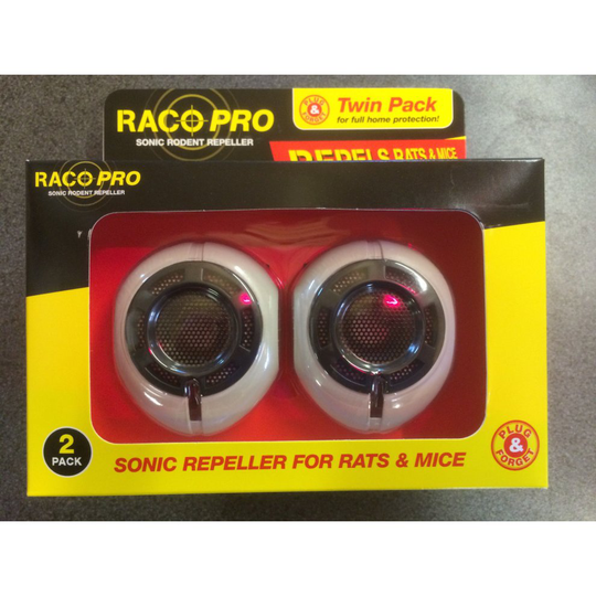 Sonic Rodent Repellers (TWIN PACK) - Repel Rats and Mice - No Poison Rodent Control