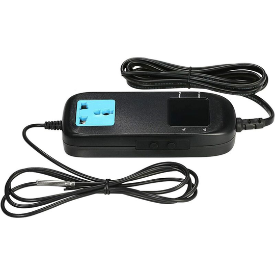 Monly - Digital led Hand Warmer Temperature Display Breeding Aquarium Controller Accessories Heater Chiller Greenhouse Socket -40 to 120°C Cooler