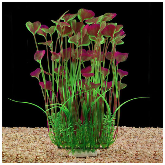 Perle Raregb - Landscaping Simulation Decoration Aquarium Aquarium Fake Elding Eloded Eldings Eldings Plastic Algae (Red Wine