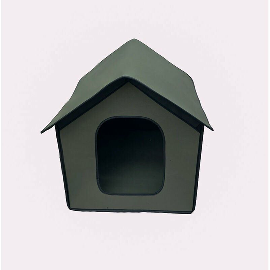 Outdoor Dog House | Waterproof Cat House | Winter Outdoor Cat House for Pets | Foldable Ecological Shelter for Cat/Rabbit/Small Dog(green)