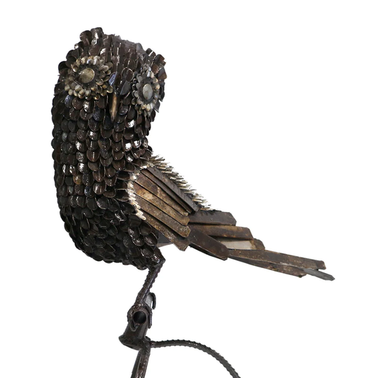 Amayah Perching Owl Sculpture