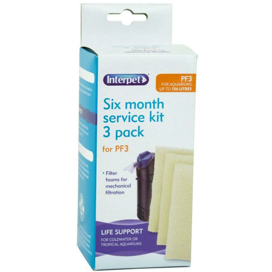 Interpet PF3 Replacement Plain Foams, 3 Pieces
