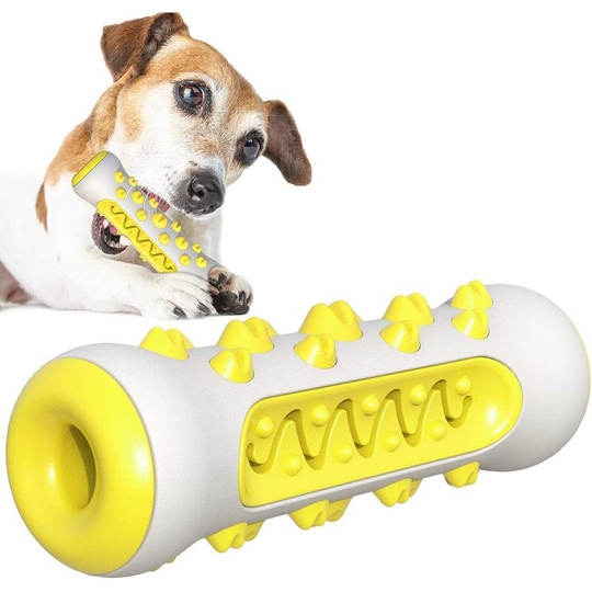 Indestructible, Non-Toxic, Interactive, for Medium and Large Dogs (Yellow) Soekavia