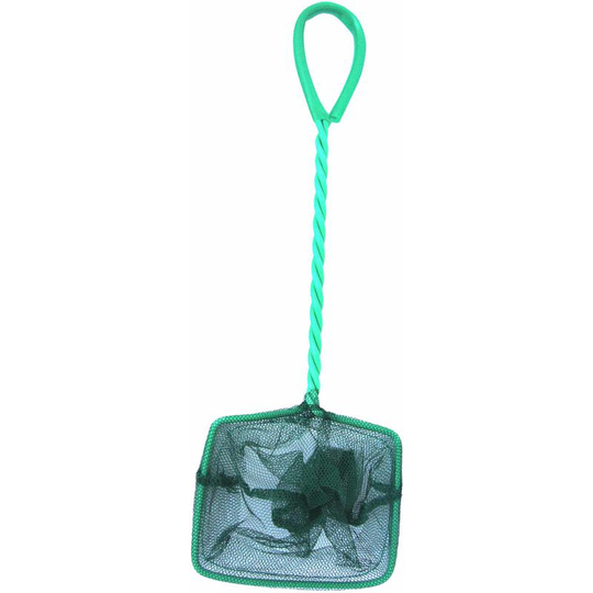 Aquarium Net (5 x 4in) (Green) - Green - Supa