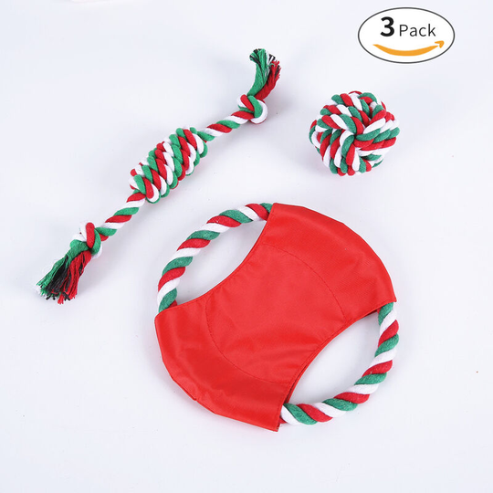 Pet Supplies Cotton Rope Dog Toys Molar Pet Toys (3pcs)