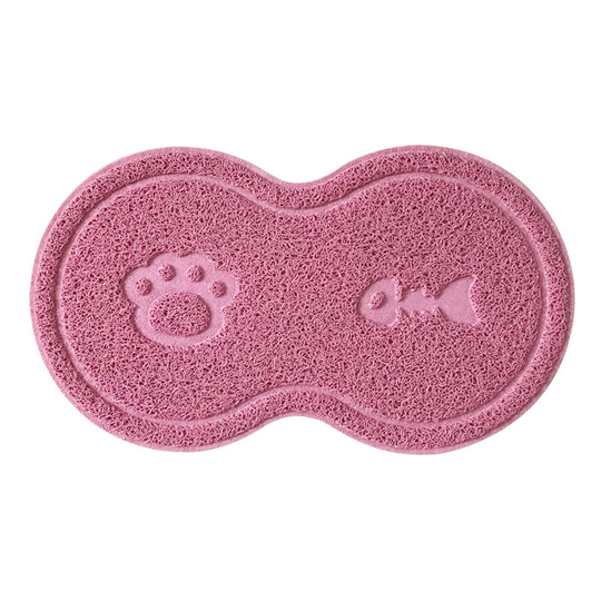 Blankets 8-Shape Cat Litter Mat 46 x 26cm (Pink)