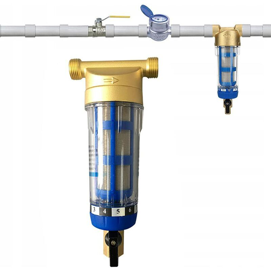 Reusable Sediment Filter - Water Prefilter - Sediment Filter - Micron Prefilter - Water Purifier Accessory - For Well Water Pipe - Sediment
