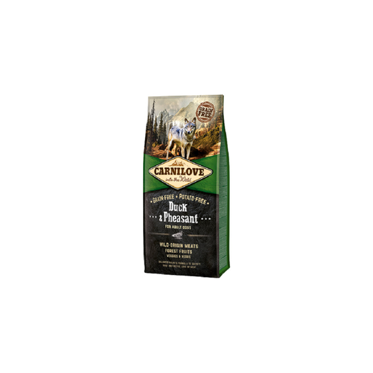 (12kg) Carnilove Grain & Potato Free Duck & Pheasant Dry Dog Food