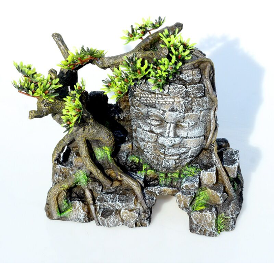 Head Sculpted Aquarium Decor