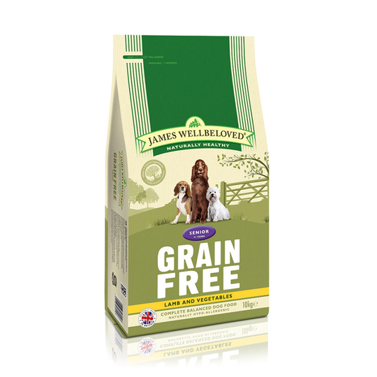 Jwb Adult Dog Senior Grain Free Lamb Kibble 10kg