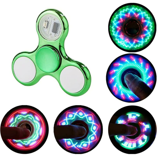 Led Light Sensory Toy Fidget Toy Stress Relief Anti-anxiety Toy Brain Development Toy Gift For Children And Adults (green) - Flkwoh
