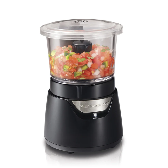Hamilton Beach Stack & Press 700ml Glass Bowl Chopper