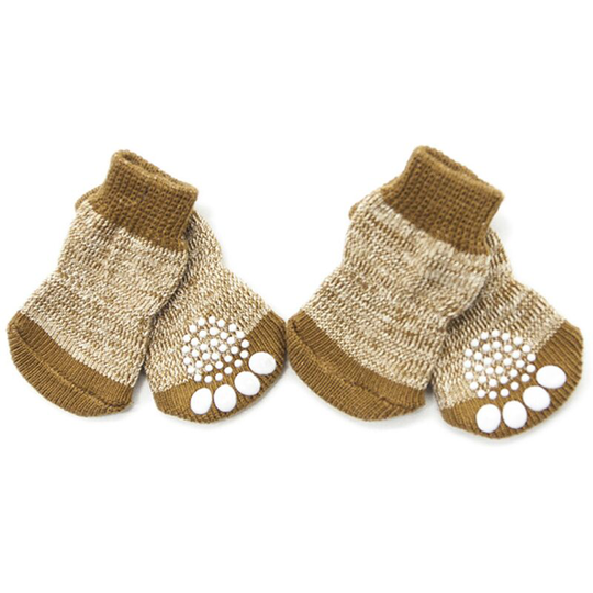 4 Pack Non-Slip Non-Slip Dog Cat Socks for Indoors, Rubber Reinforcement Garter for Dog and Cat, Size s.