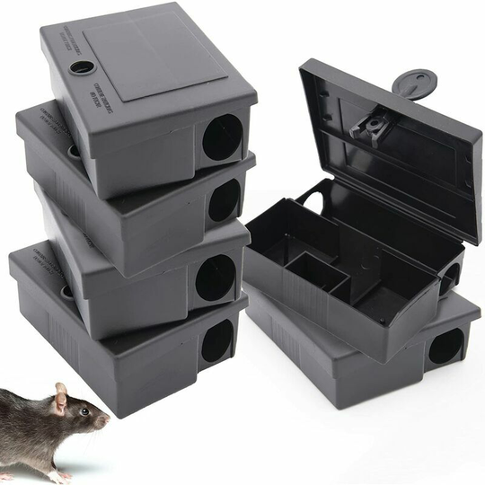 Briday - box appetizer mice | Rat poison bait station (not included) | not for rats | professional trap for laying powerful mouse poison for the home