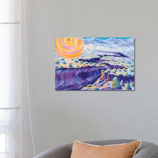 Powdered Sugar Morning by Linda Rauch - Painting Print on Canvas