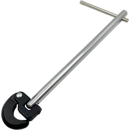 Adjustable Basin Wrench, 27.9 Adjustable Faucet Nut Wrench Telescopic Basin Wrench For Fixing Under Sink Back And Union Nuts (0.95-2.54 ) Tools