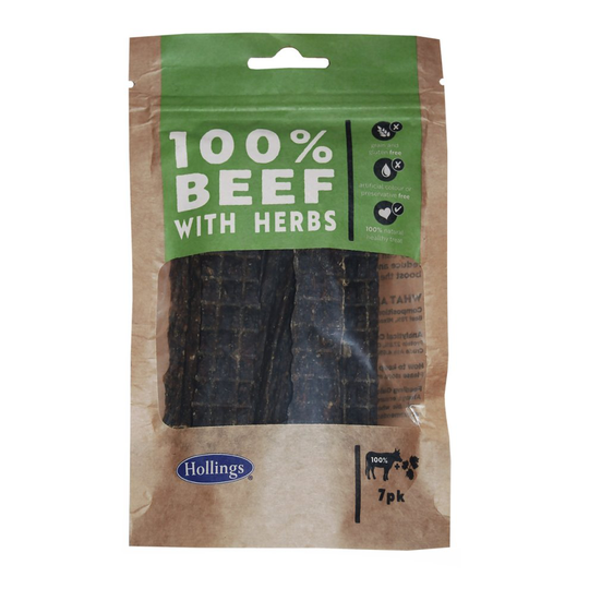 Hollings Beef & Herb Bars 7pk (Pack of 10)
