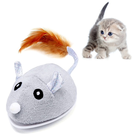 Smart Robotic Mouse Cat Toys Interactive Teaser