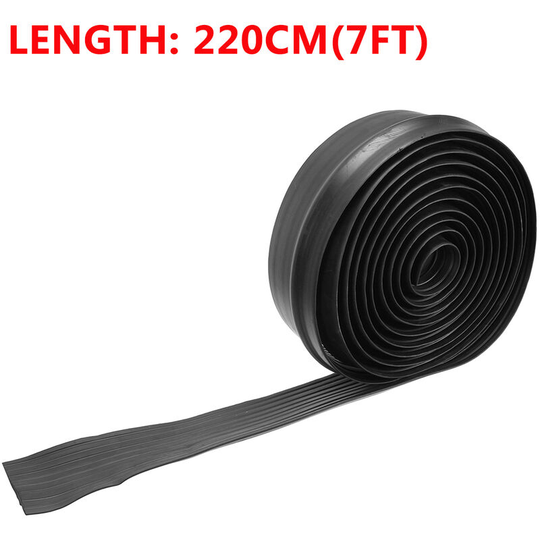 85x18mm Garage Door Floor Mounted Threshold Weather Seal Draught Excluder Rubber 220cm(7ft)