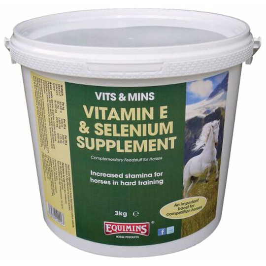 Vitamin e & Selenium Supplement - 3 Kg Tub - 2 - Equimins