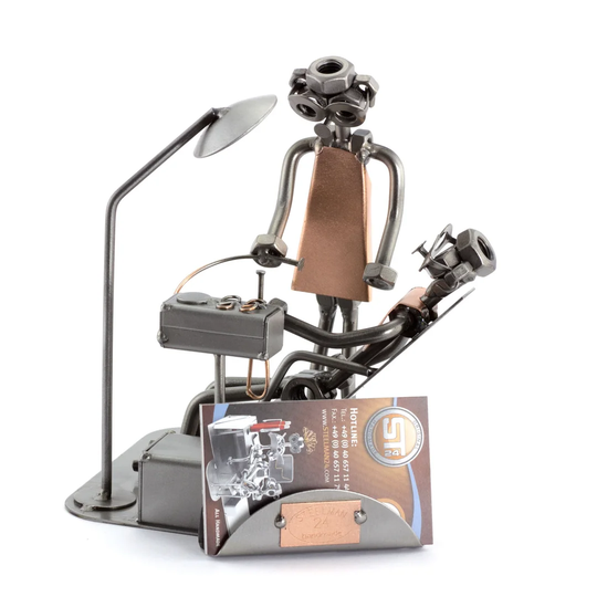 Dentist Screw Man Place Card Holder