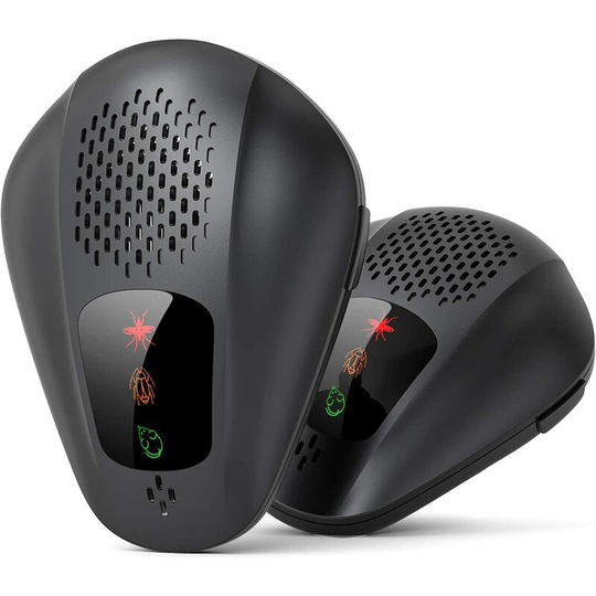 Perle Rare - Professional Ultrasonic Mice and Rat Repellent (2022), Anti Cockroaches, Mice, Rats, Ants, Cat, Insects, Mosquitoes, Spiders, 100%