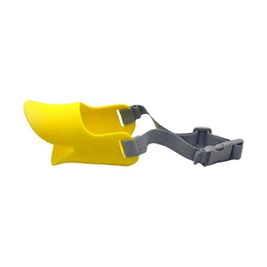 Dog Muzzle,Duck Bill Type Anti-Bite Anti-Bark and Anti-Eat Mask,Pet Dog Soft Silicone Muzzles
