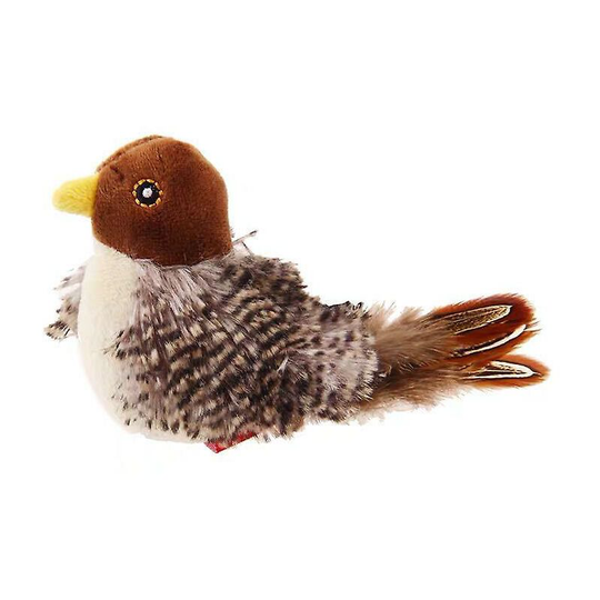 Pet Plush Toy Simulation Vocal Bird Mouse Parrot, Funny Cat Toy, Funny Cat Stick Molar (a) - Thsinde