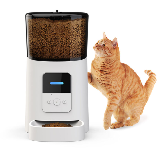Benobby Kids - Automatic Cat Food Dispenser, WiFi 6L Automatic Dog Food Dispenser, app Control Automatic Feeder, 10 Seconds Recording, Feed Regularly