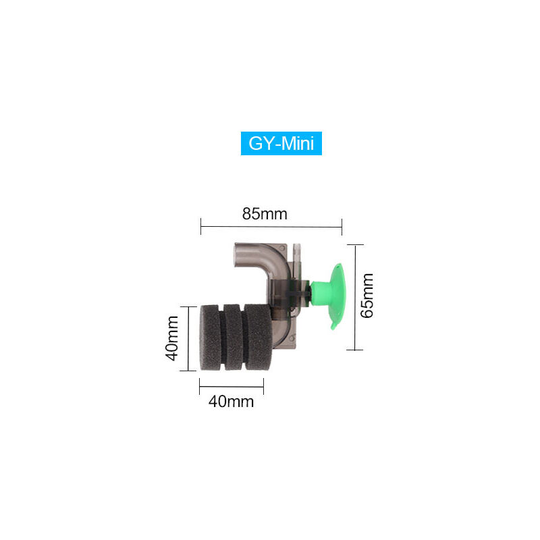 Thsinde - Convenient Aquarium Sponge Filter Submersible Filter Pump Double Biochemical Biochemical Sponge Fish Tank Air Pump Water Equipment Aquarium