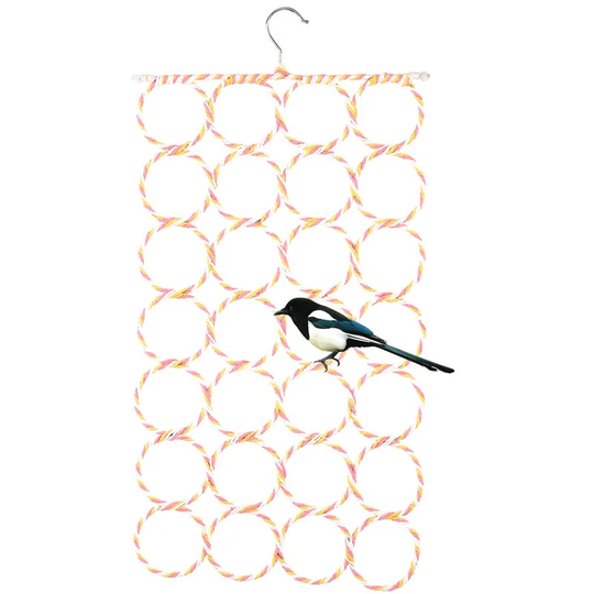 Birds Climbing Net Birds Paper Climbing Net Swing Ladder Toys for Macaw African Grey Parrot Color Shipped Randomly Multicolor