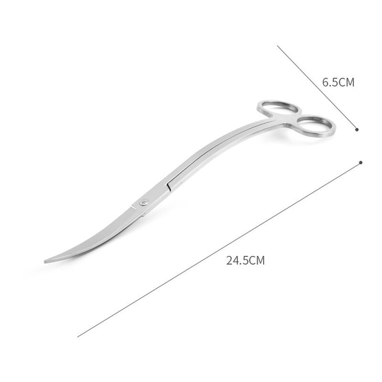 Osqi - Wave scissors aquarium accessories - wave scissors aquarium plants - plant scissors aquarium accessories - long aquarium scissors, terrarium